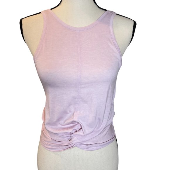 Athleta Tops - Athleta Blush Pink Front Knot Tank Size XS